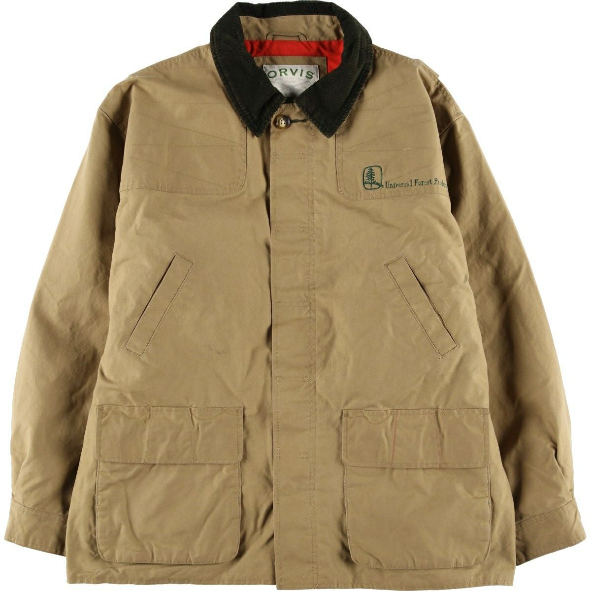 古着 オービス ORVIS ハンティング コットンテーラードジャケット