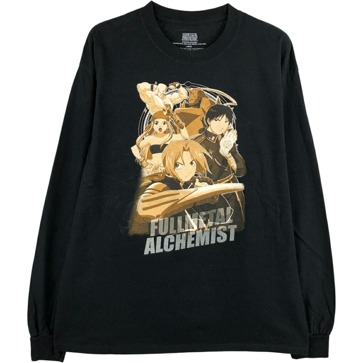 古着 FULLMETAL ALCHEMIST 鋼の錬金術師 キャラクタープリントロングT