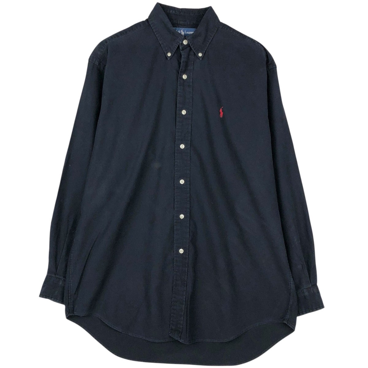 ラルフローレン　BLAKE 黒　Lサイズ　ボタンダウン 古着 ラルフローレン Ralph Lauren BLAKE 長袖 ボタンダウンシャツ