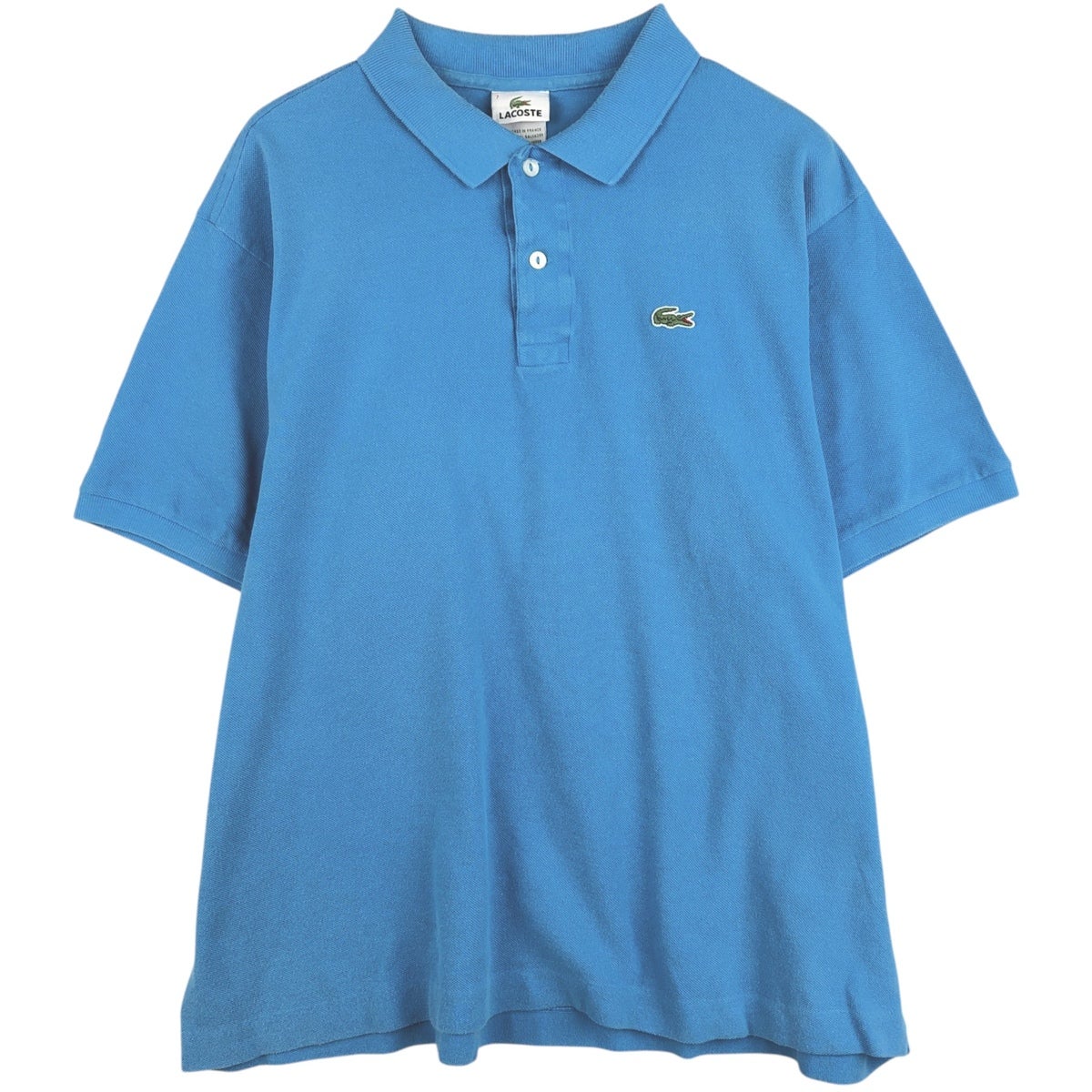 古着 ラコステ LACOSTE フランス企画 Vネック コットンニットセーター
