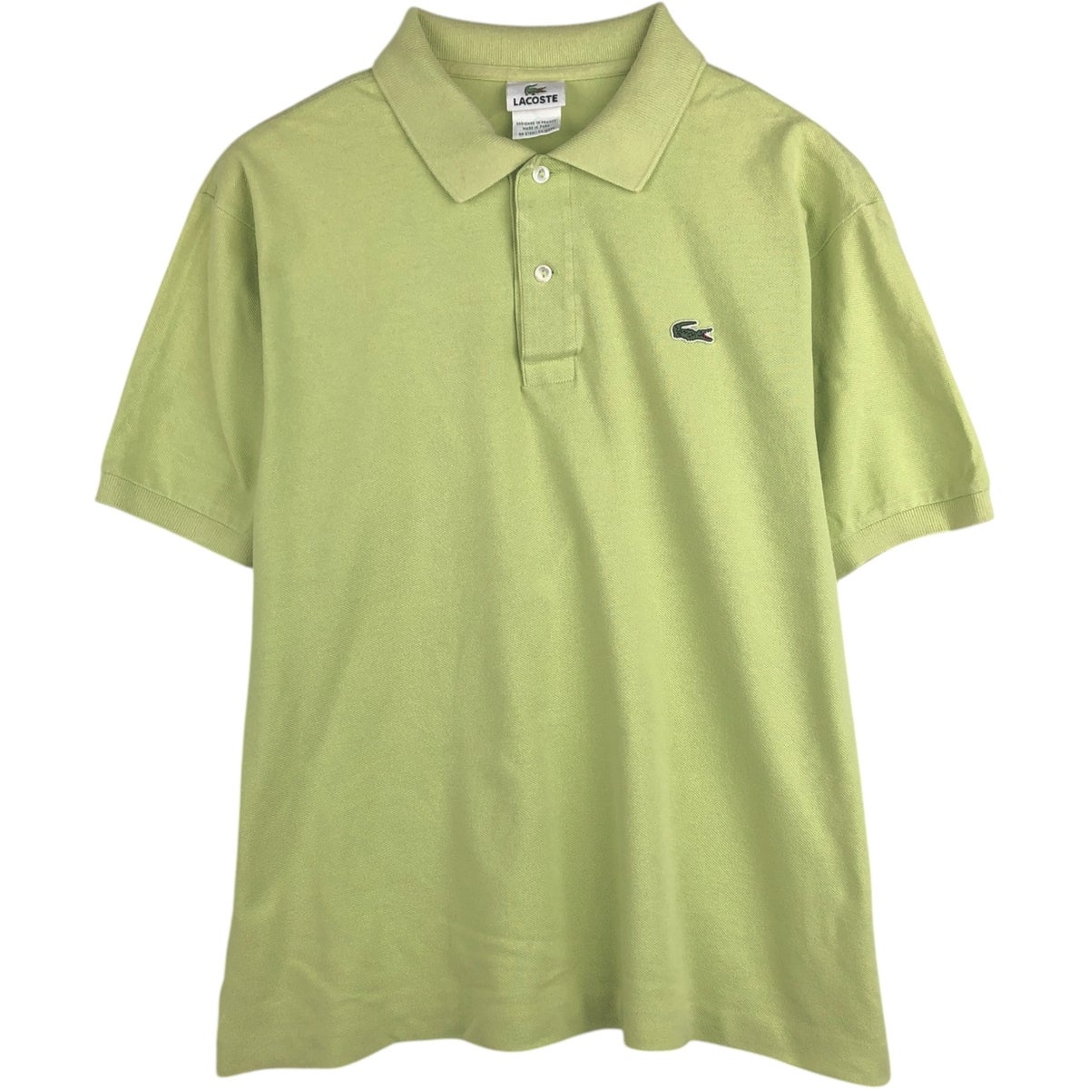 古着 90年代 ラコステ LACOSTE フランス企画 半袖 ポロシャツ 3 メンズ