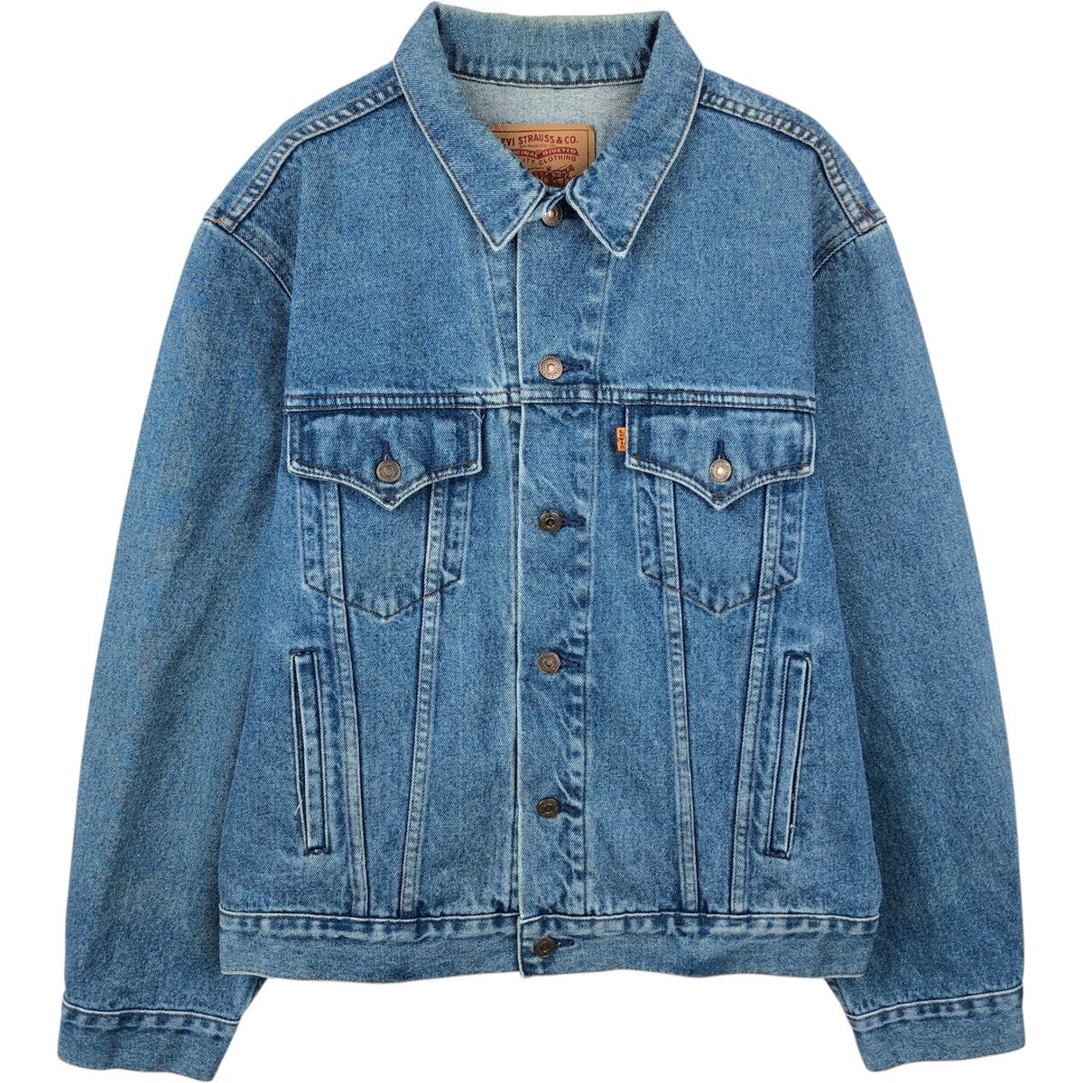 古着 リーバイス Levis 75515-0212 オレンジタブ デニムジャケット G