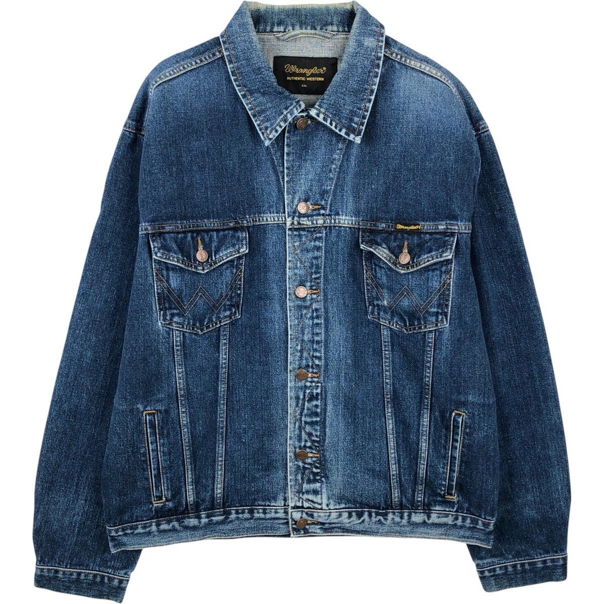 古着 ラングラー Wrangler AUTHENTIC WESTERN デニムジャケット G