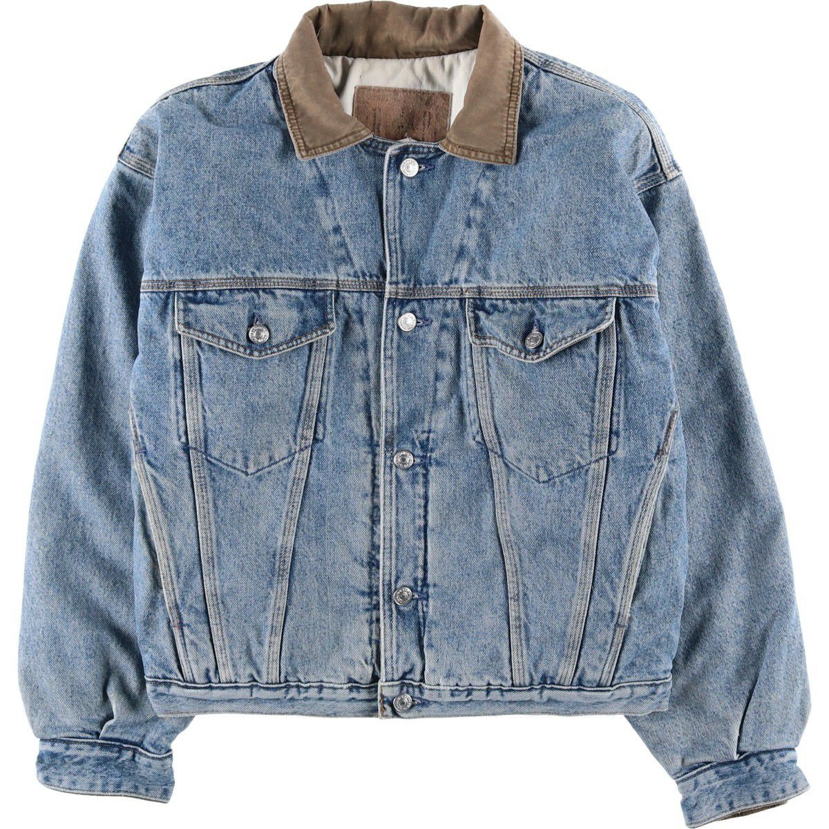 古着 ギャップ GAP 中綿入り デニムジャケット Gジャン USA製 メンズS