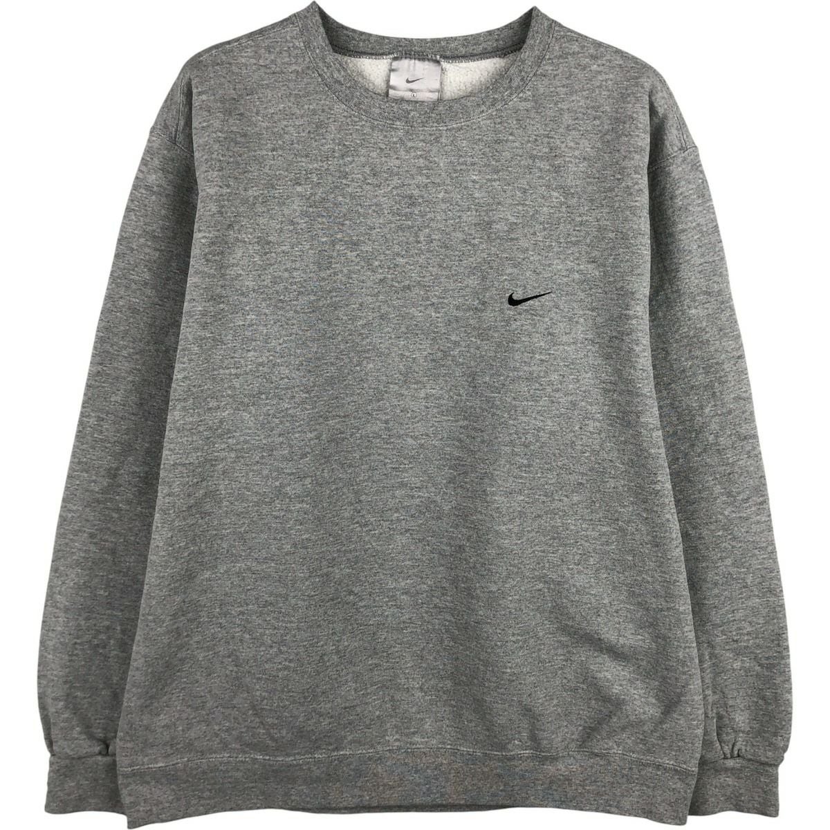 古着 80年代 ナイキ NIKE 紺タグ ハーフボタン スウェットシャツ