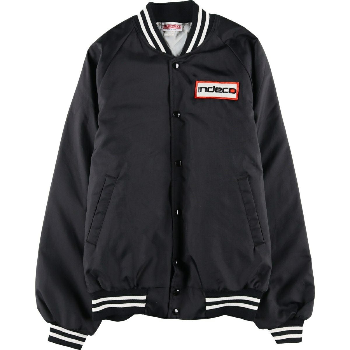古着 90年代 HARTWELL 中綿入り スタジャン アワードジャケット バー