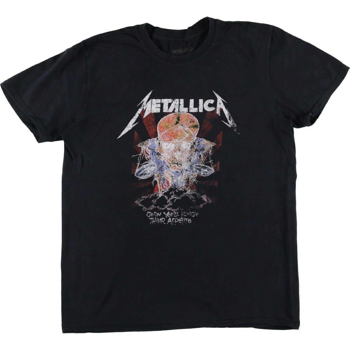古着 Metallica メタリカ ドクロ柄 スカル柄 バンドTシャツ バンT