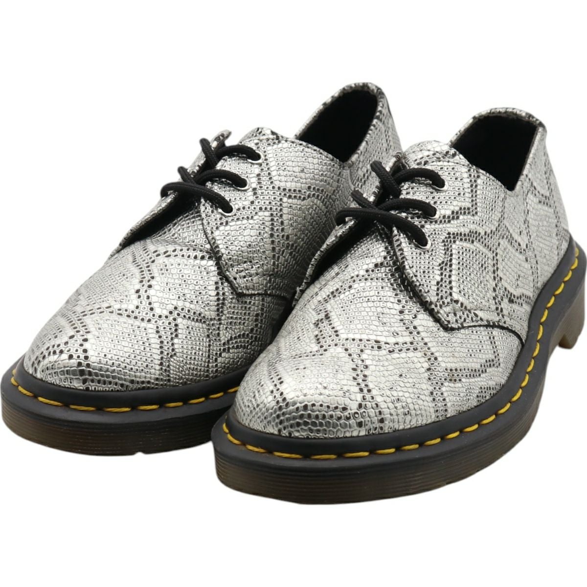 古着 ドクターマーチン Dr.Martens 蛇柄 パイソン柄 8ホールブーツ
