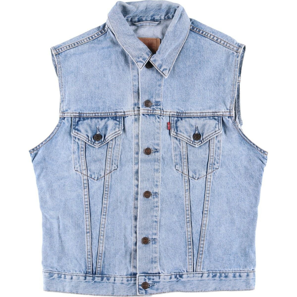 古着 90年代 リーバイス Levis 70401-02 ユーロモデル デニムベスト