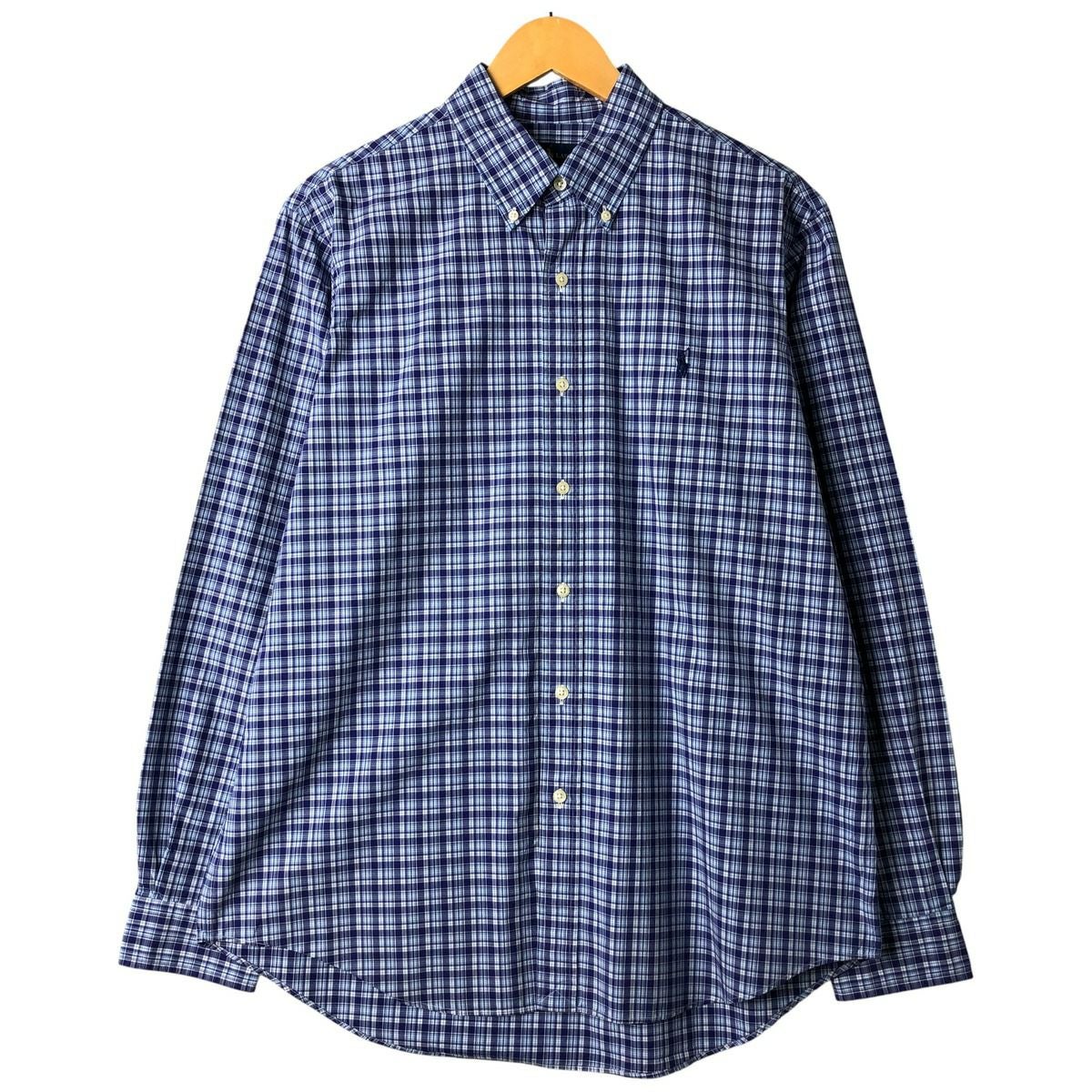 古着 ラルフローレン Ralph Lauren 長袖 ボタンダウンチェックシャツ メンズM相当 /eaa549855 古着 ラルフローレン Ralph Lauren 長袖 ボタンダウンチェックシャツ