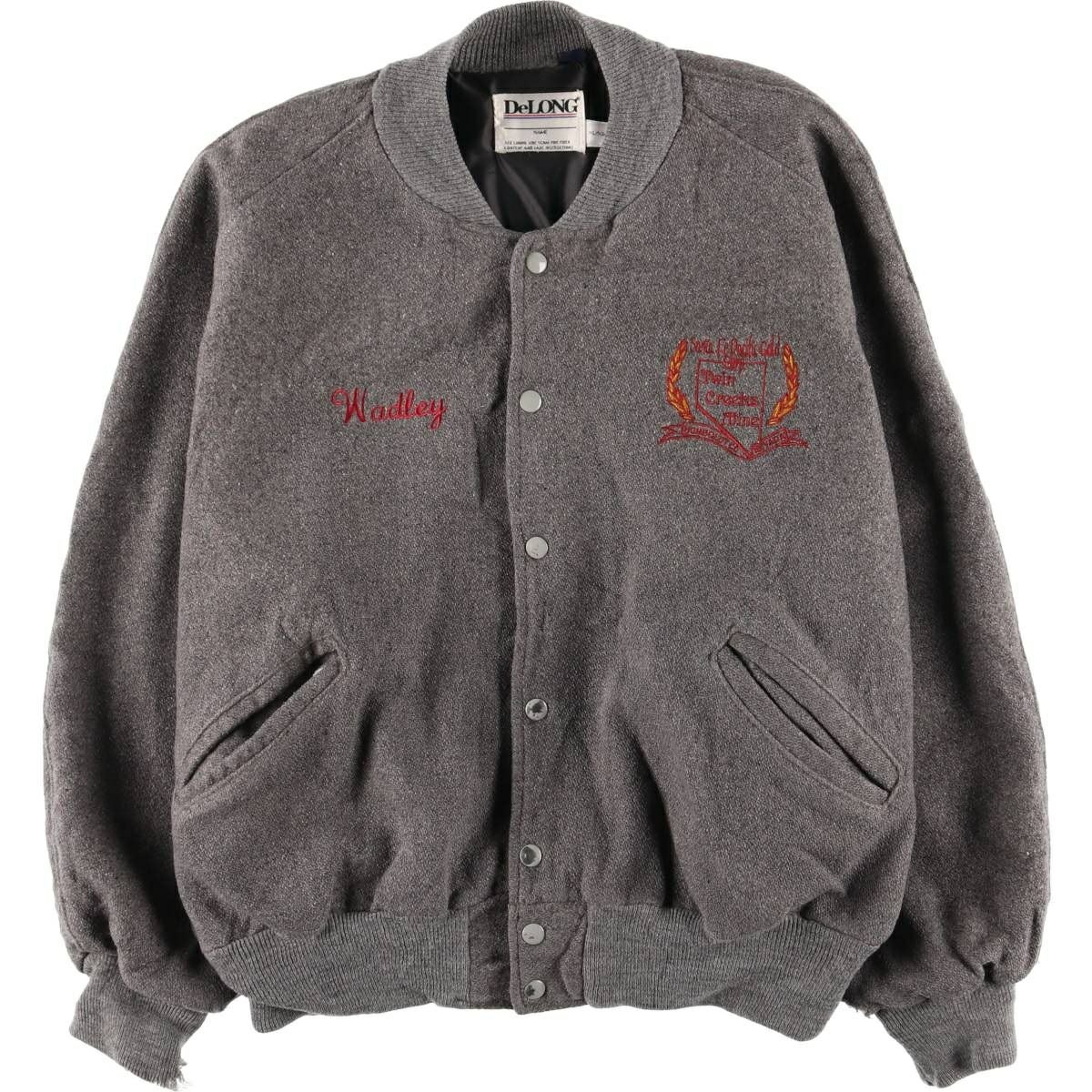 古着 80～90年代 IDENTITY INC バックロゴ 中綿入り スタジャン