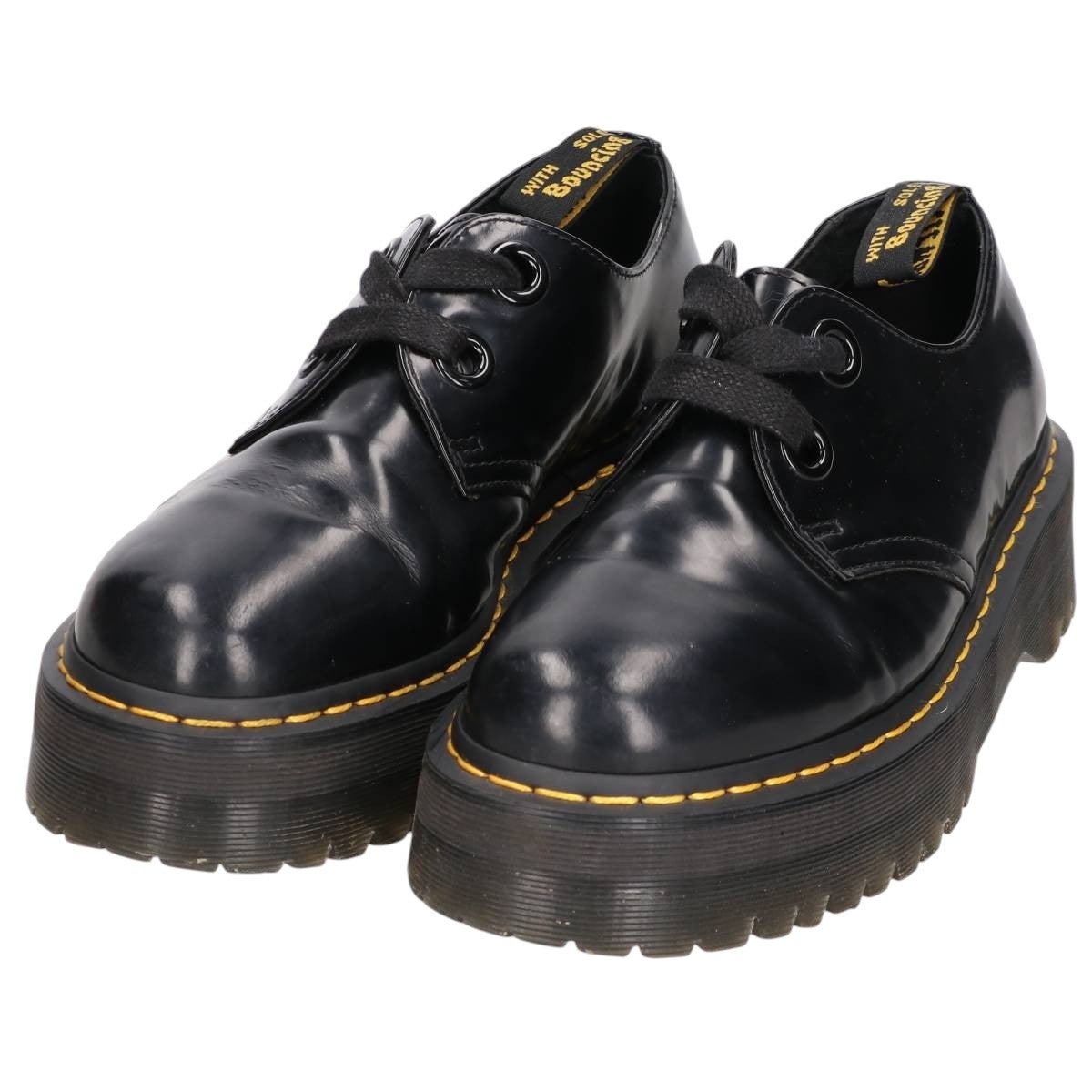 レアカラー！？ドクターマーチン　ブーツ　中古 古着 ドクターマーチン Dr.Martens スチールトゥ 厚底 3ホールシューズ