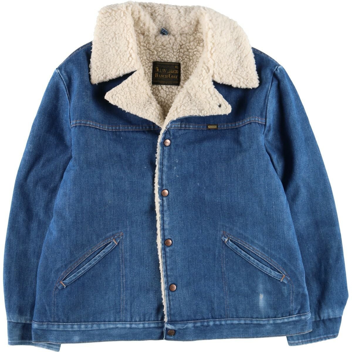 80s USA製 Schott RANCHER ショット ランチコート レザー 古着 70年代 ショット SCHOTT RANCHER ランチコート ボアコート