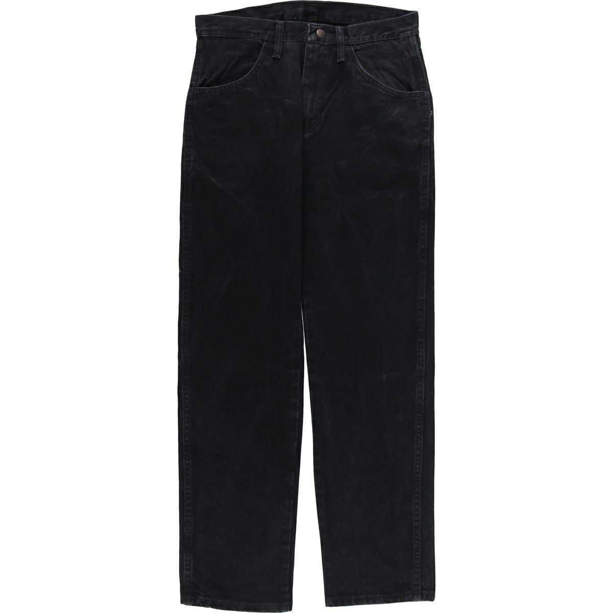 古着 ラスラー RUSTLER ブラックデニム ストレートデニムパンツ メンズ