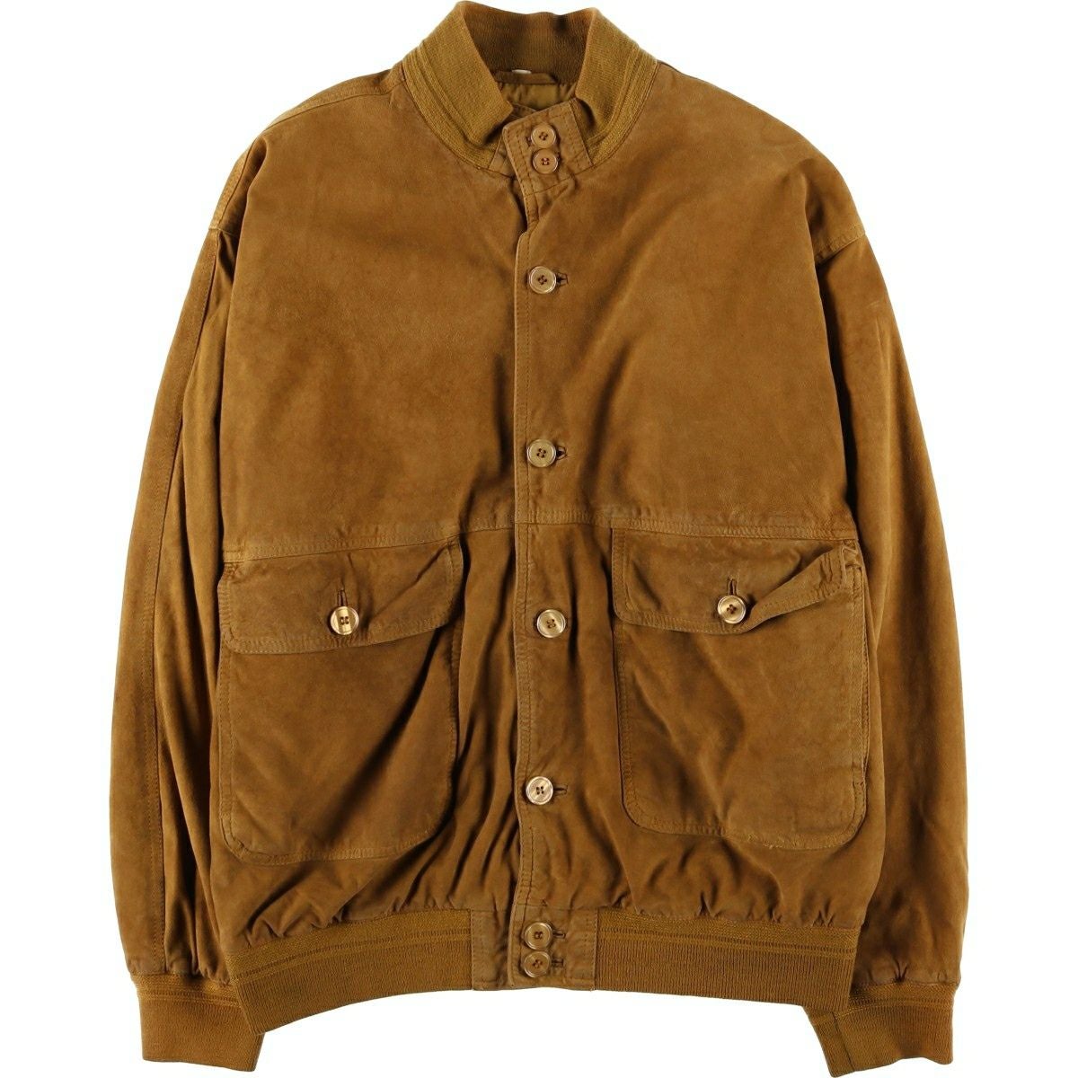 古着 VERA PELLE スエードレザーブルゾン イタリア製 メンズL相当