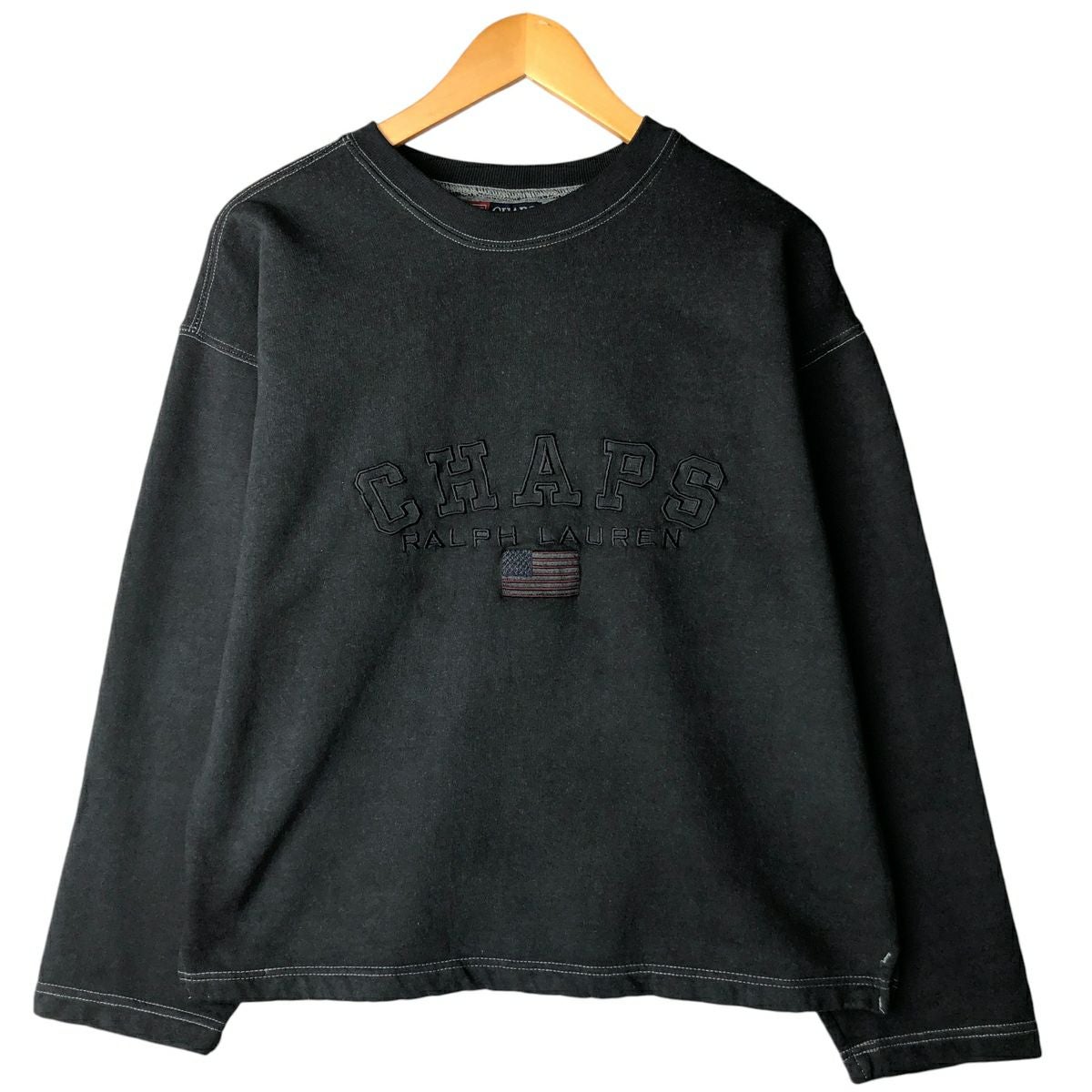 古着 80年代 ラルフローレン Ralph Lauren CHAPS チャップス 星条旗柄