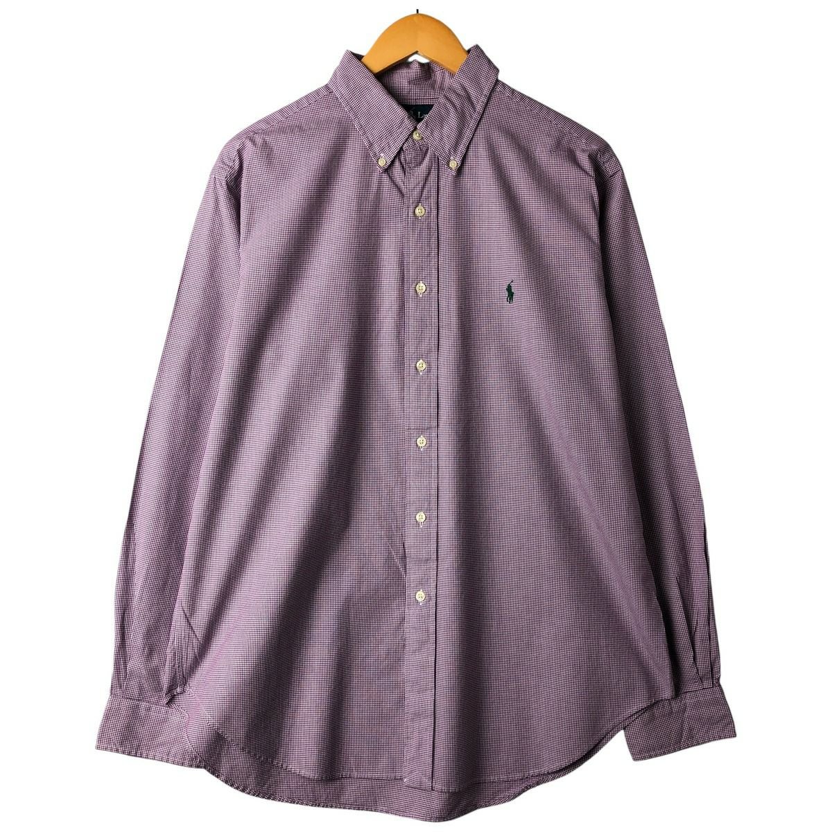 古着 ラルフローレン Ralph Lauren CLASSIC FIT ギンガムチェック 長袖
