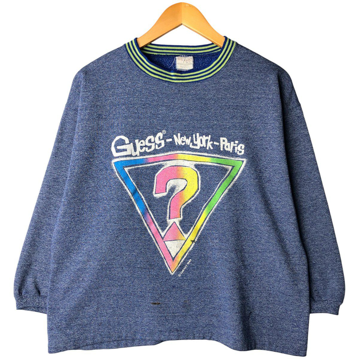 古着 90年代 ゲス Guess BY GEORGES MARCIANO ロゴスウェットシャツ