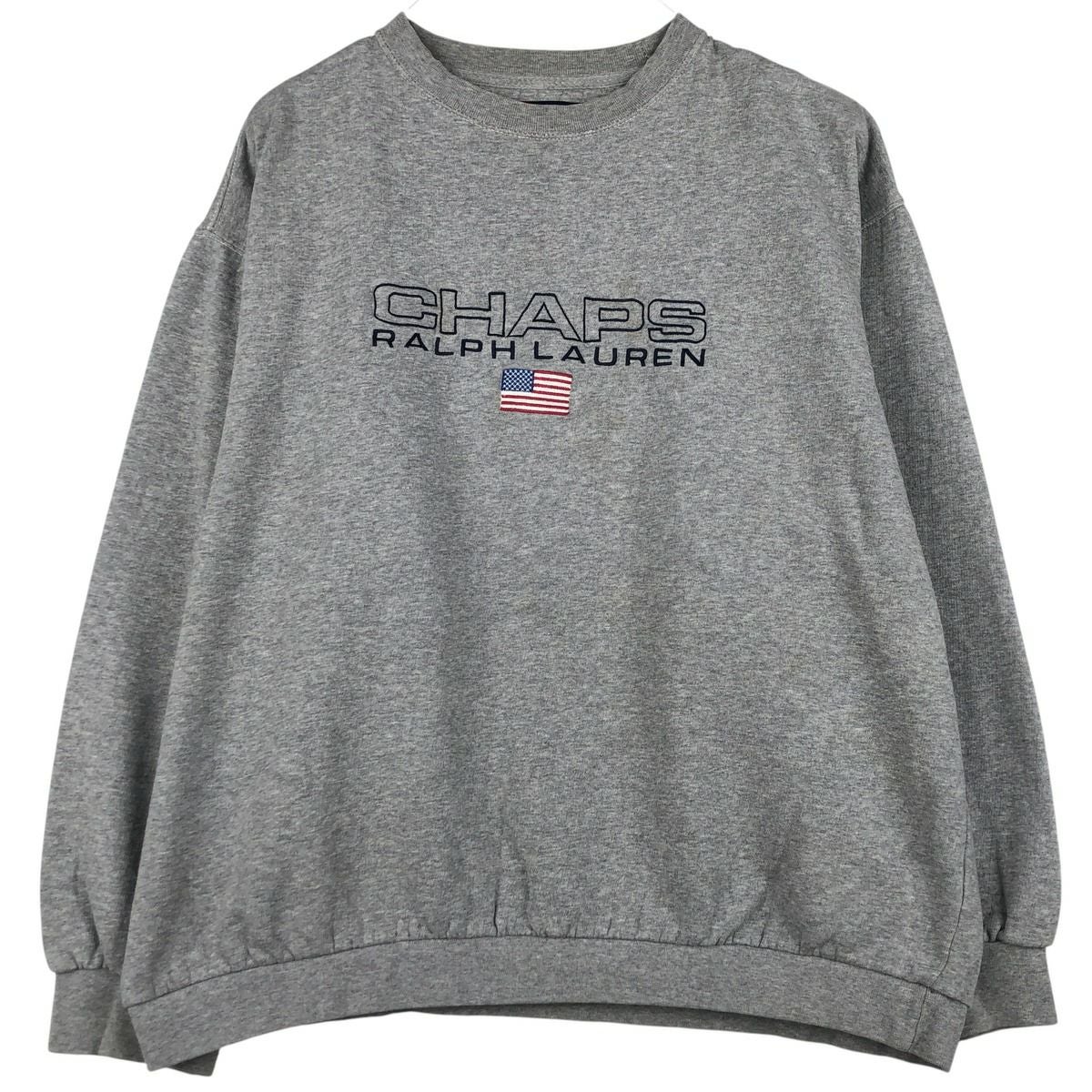 古着 ラルフローレン Ralph Lauren CHAPS チャップス 星条旗柄 ロゴ