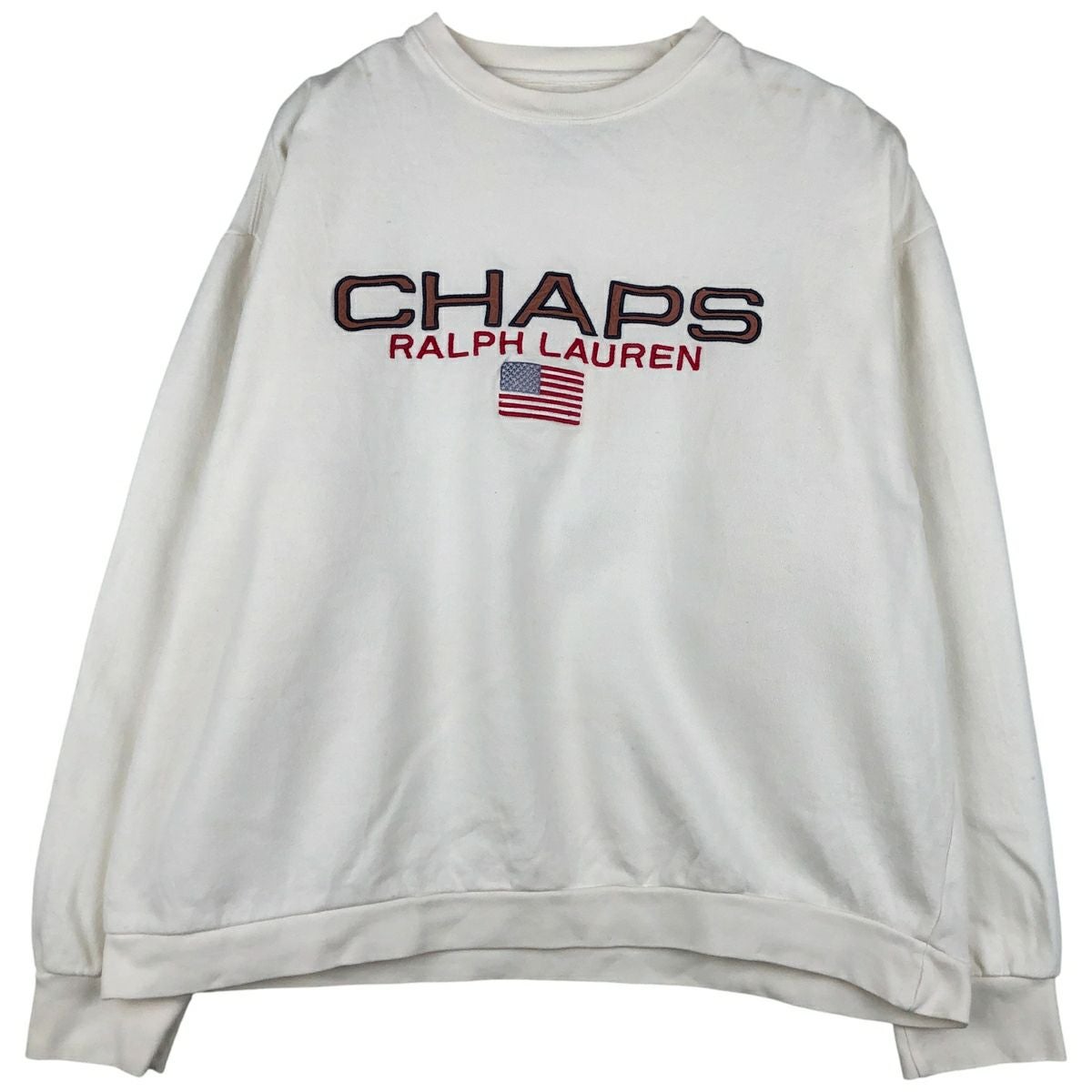 古着 ラルフローレン Ralph Lauren CHAPS チャップス ハーフジップ