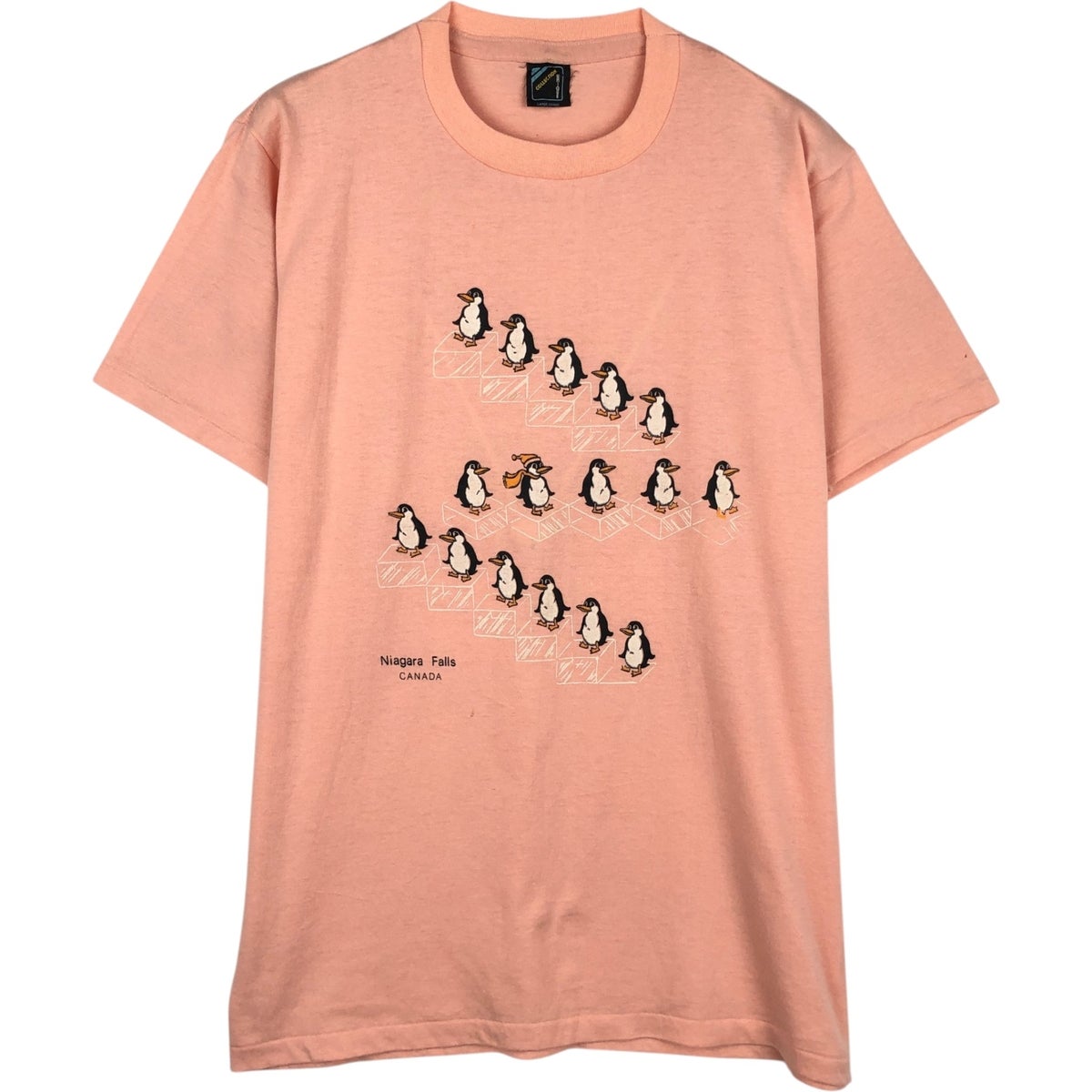 古着 90年代 Rel e vant products ボタニカル柄 プリントTシャツ USA製