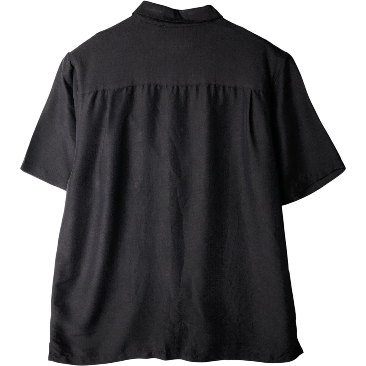 古着 Joe Marlin COMFORT FIT 半袖 レーヨンシャツ ボックスシャツ