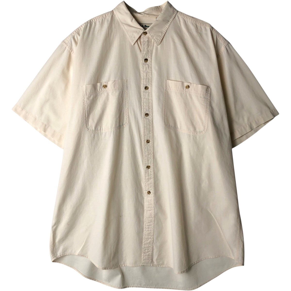 古着 ～90年代 エルエルビーン L.L.Bean 半袖 コットンシャツ メンズXL