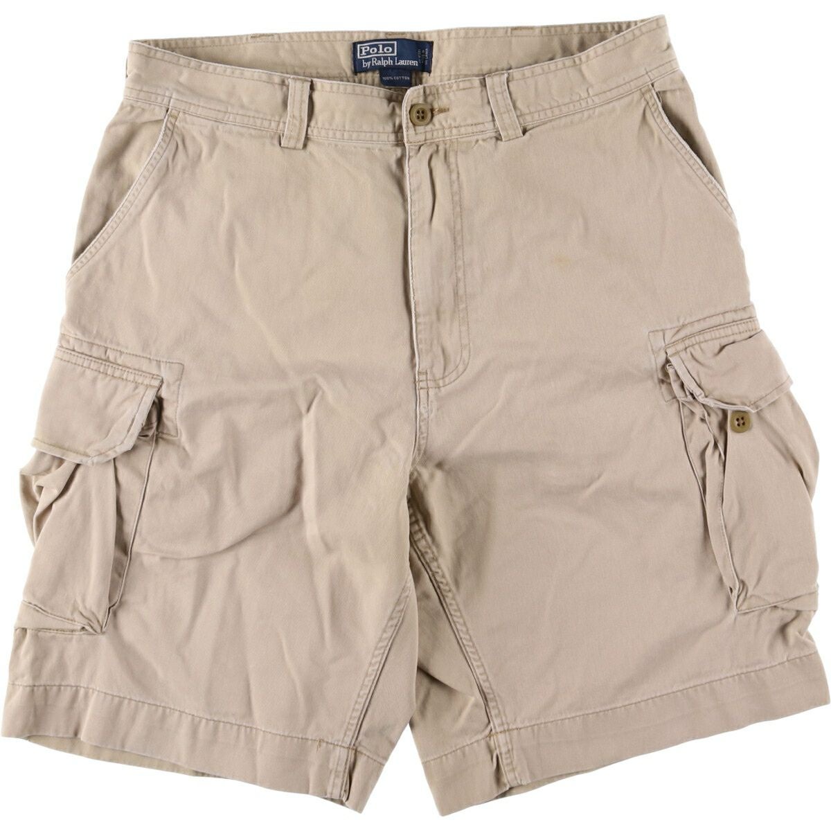 Polo Ralph Lauren カーゴハーフパンツ　カーゴショーツ　ベージュ 古着 ラルフローレン Ralph Lauren POLO by Ralph Lauren カーゴ