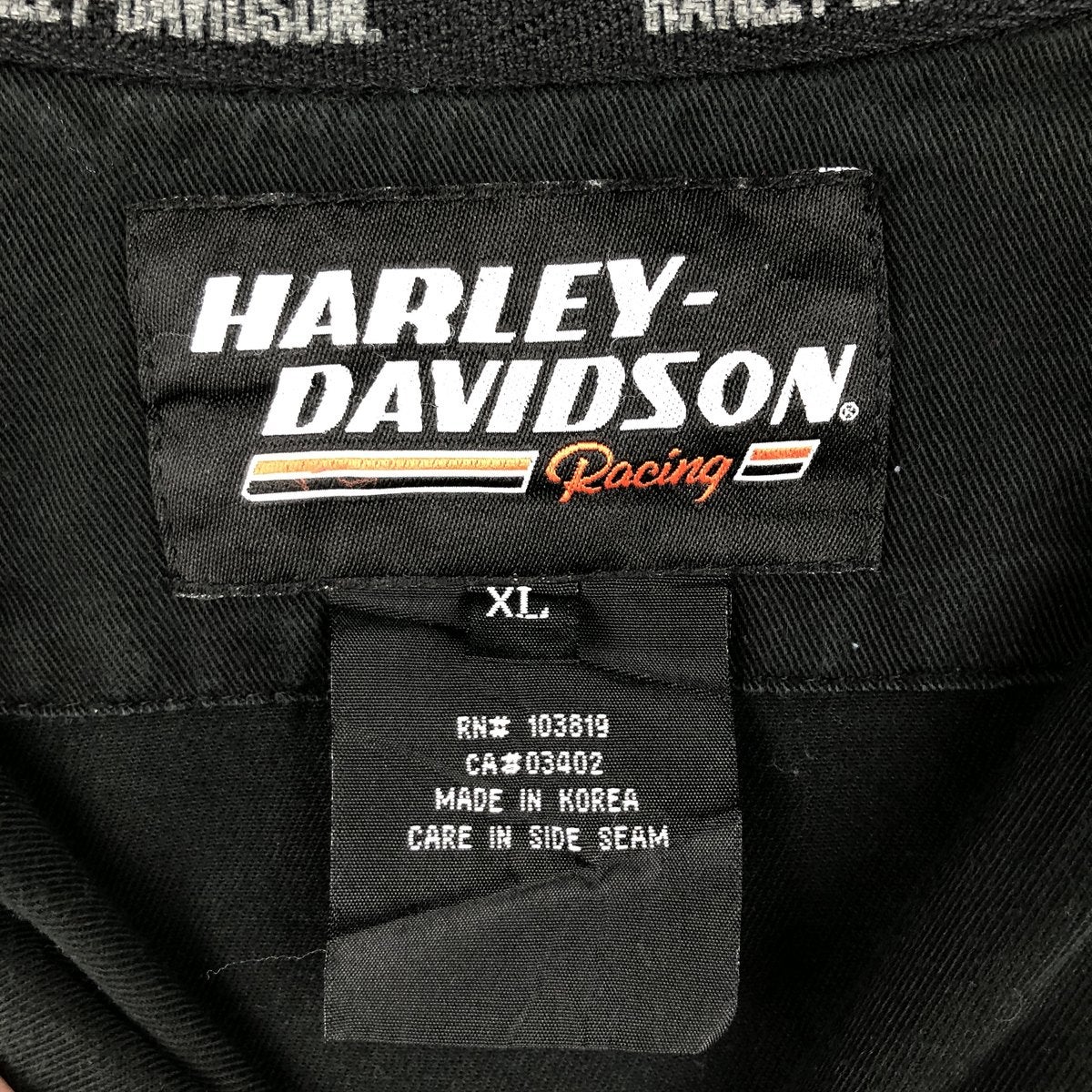 古着 ハーレーダビッドソン Harley-Davidson 鷲柄 イーグル柄 オープン