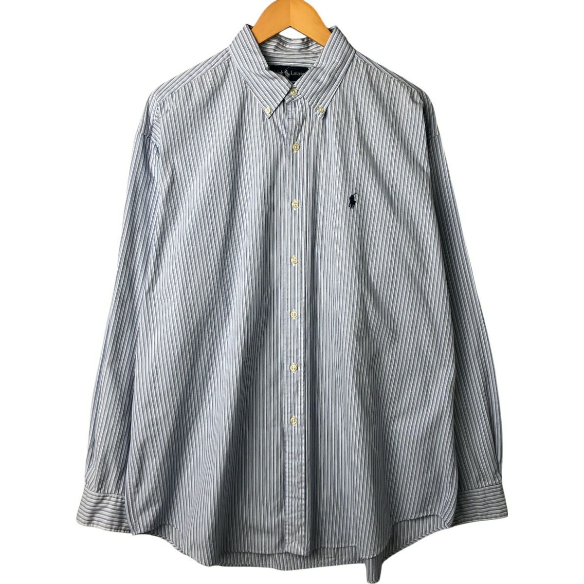 Ralph Lauren ラルフローレン BLAKE ストライプシャツ M 古着 ラルフローレン Ralph Lauren BLAKE マルチストライプ 長袖