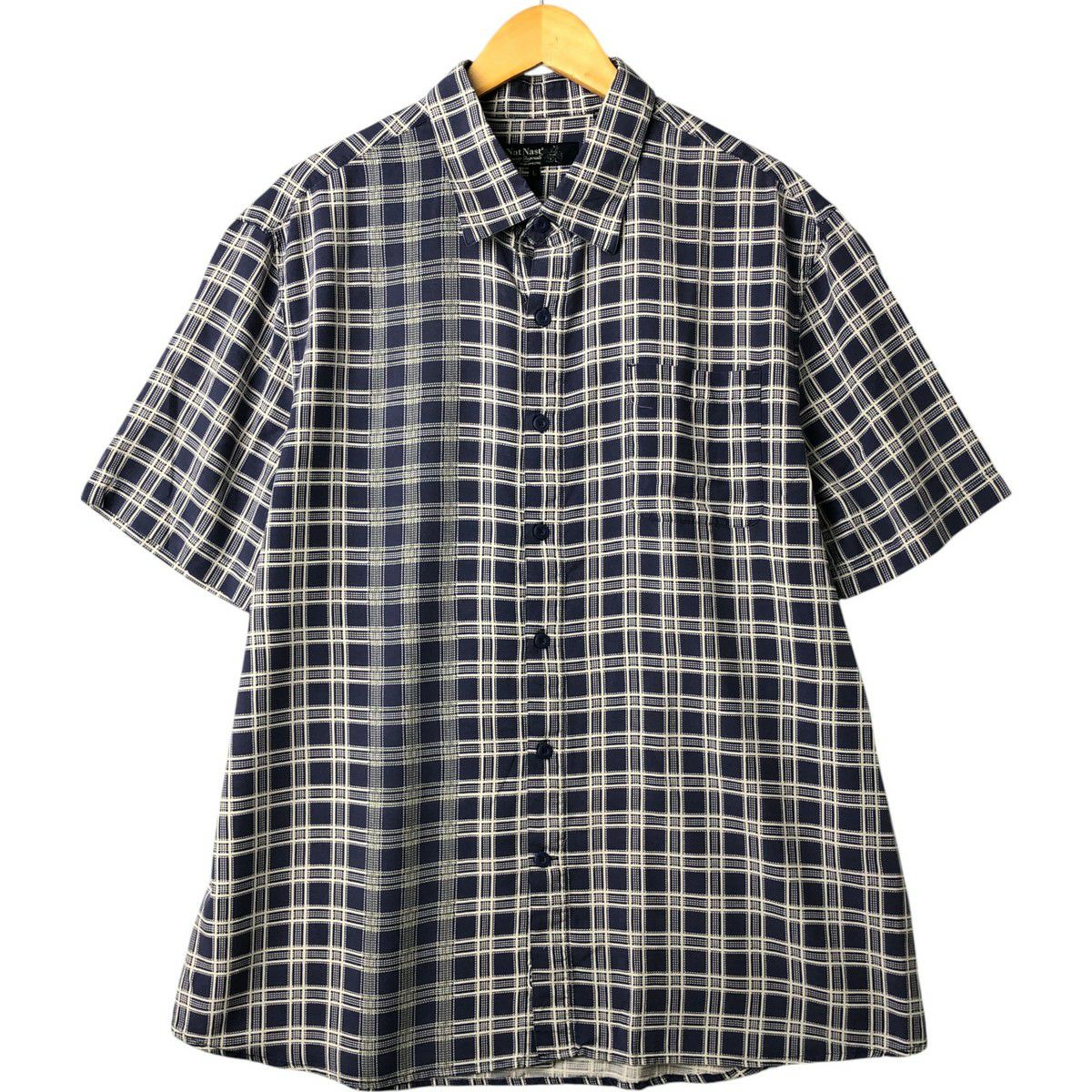 古着 エルメネジルド ゼニア Ermenegildo Zegna Soft チェック柄 長袖