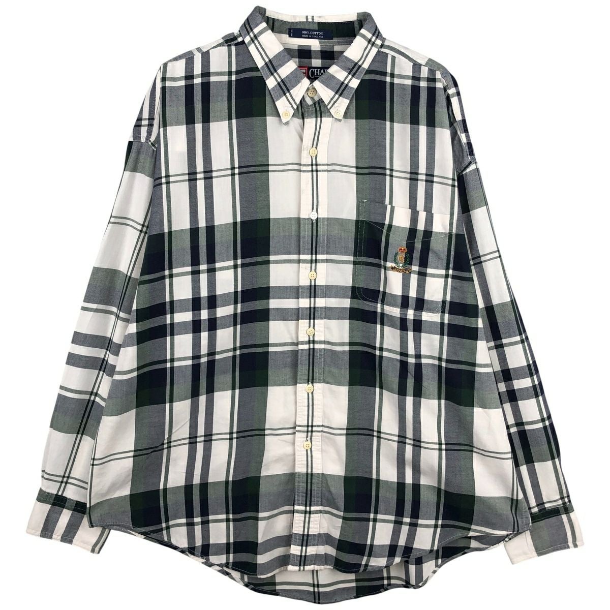 古着 ラルフローレン Ralph Lauren CHAPS チャップス 長袖 ボタン