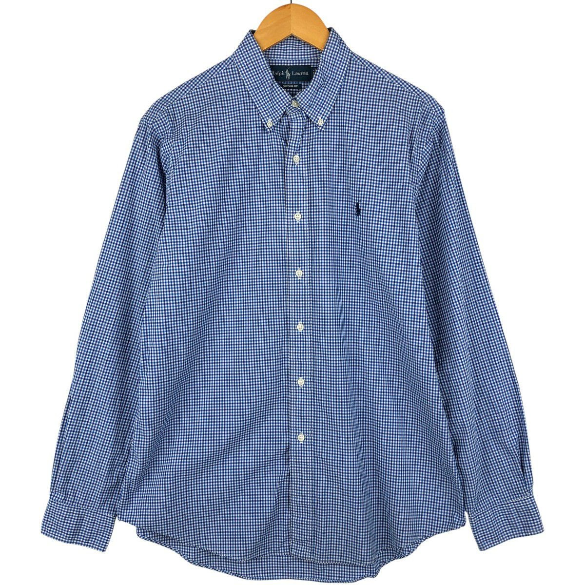 古着 ラルフローレン Ralph Lauren CUSTOM FIT ペイズリー柄 半袖