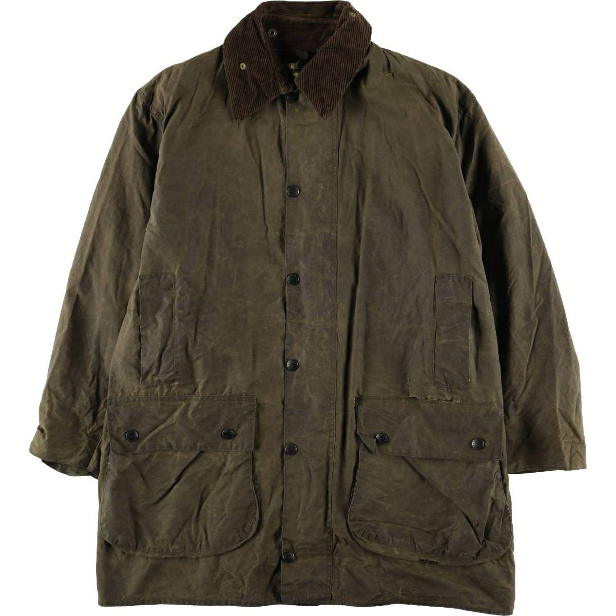 古着 80～90年代 バブアー Barbour BURGHLEY バーグレイ 旧3ワラント