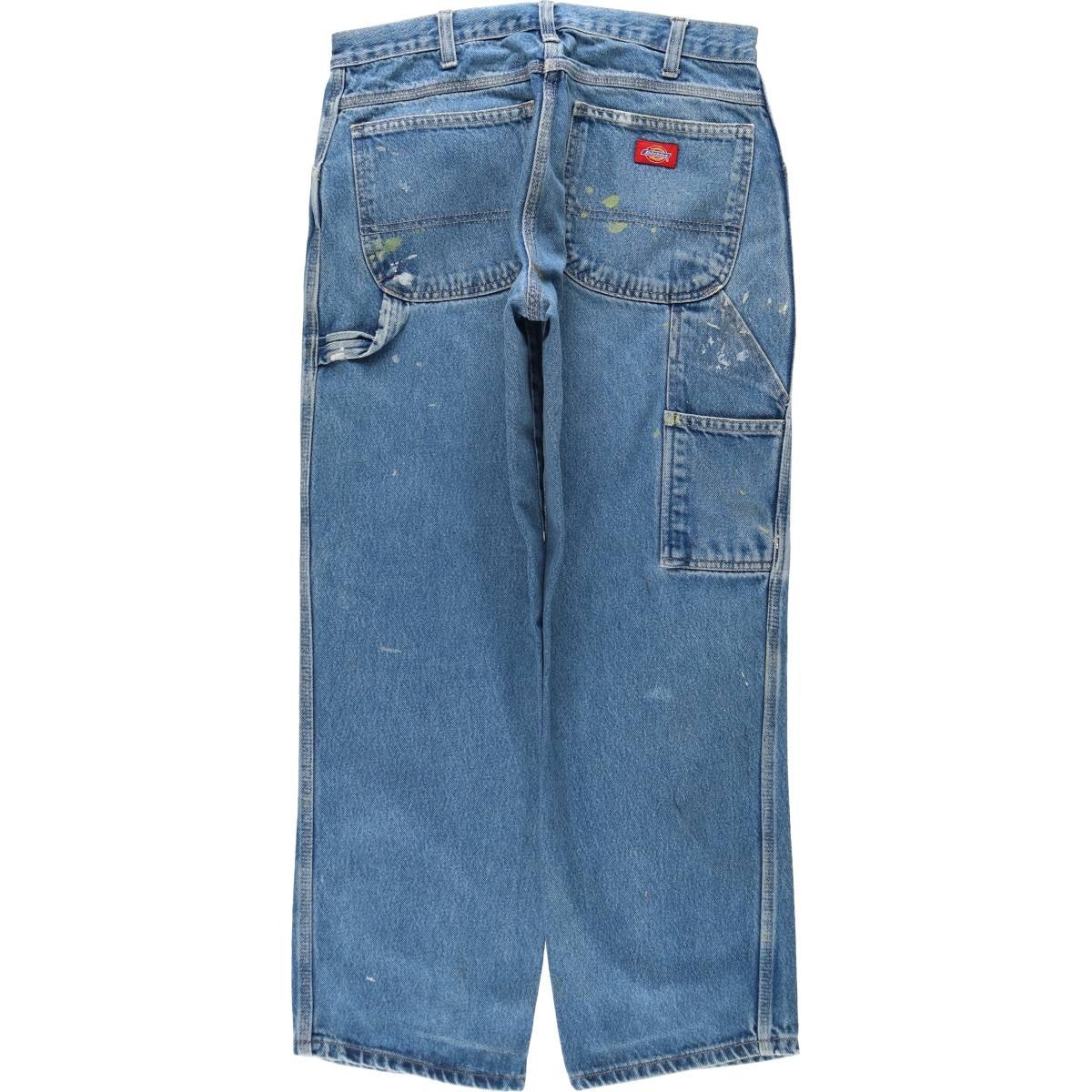 古着 ディッキーズ Dickies Relaxed Fit デニムペインターパンツ メンズw37相当/eaa631194 古着 ディッキーズ Dickies Relaxed Fit ペイント デニムペインター