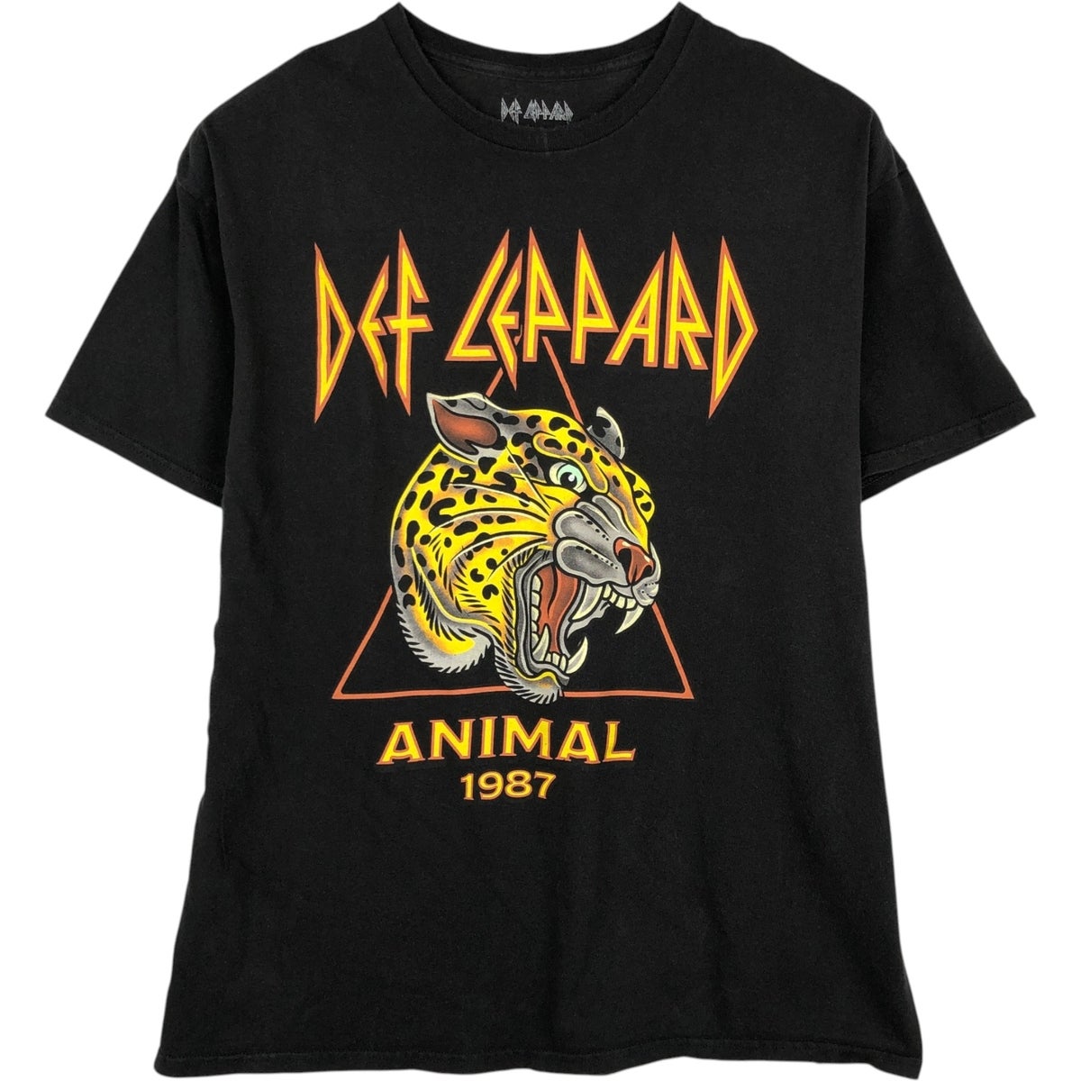古着 DEF LEPPARD デフレパード レオパード柄 ヒョウ柄 バンドTシャツ