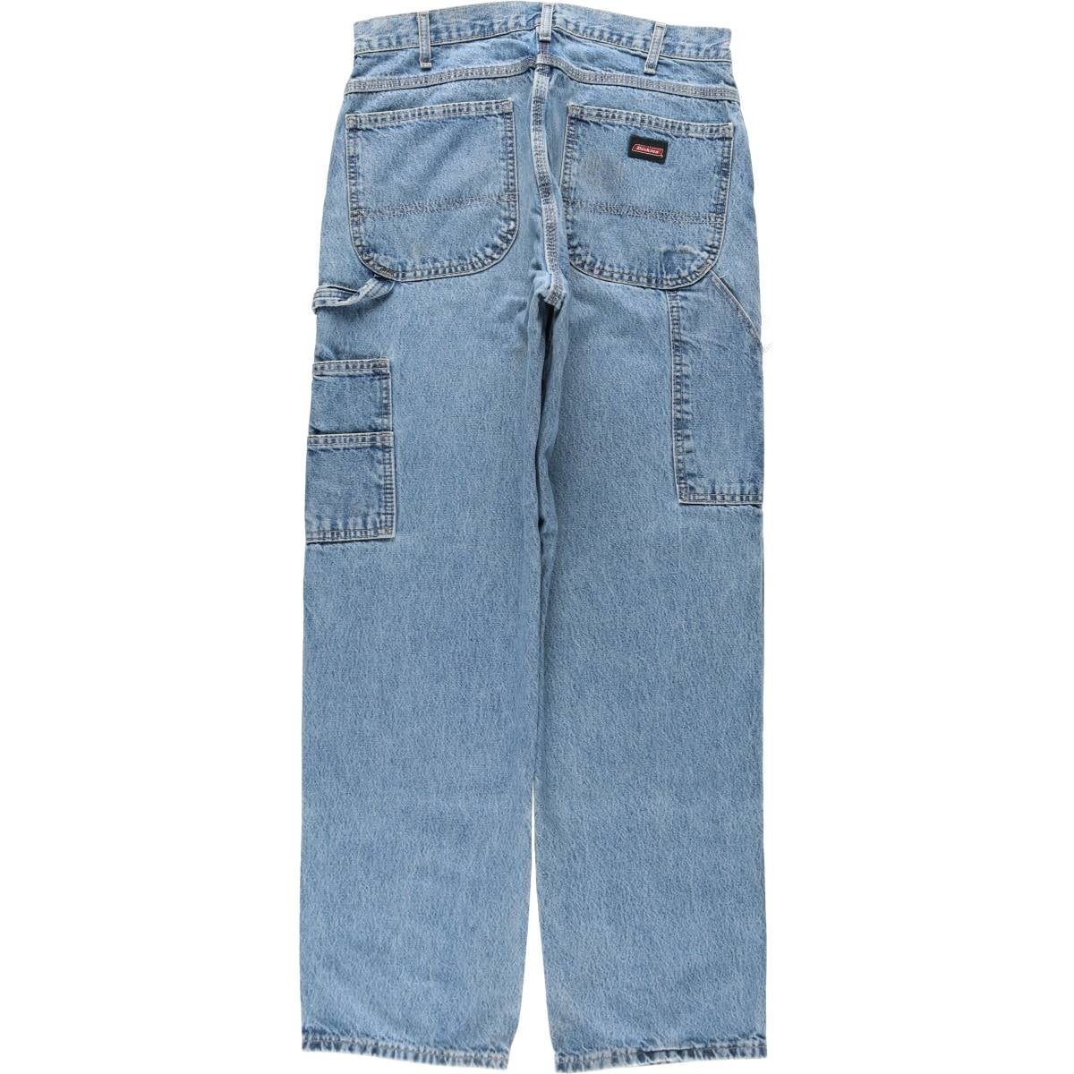 古着 ディッキーズ Dickies Relaxed Fit ダブルニー デニムペインター