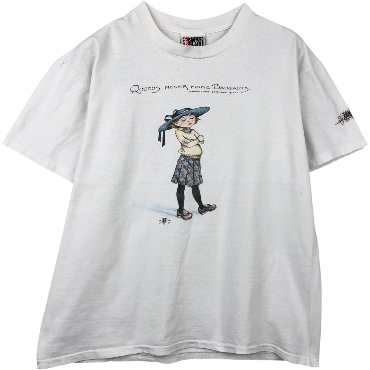 古着 90年代 roche アートTシャツ USA製 メンズM相当 ヴィンテージ