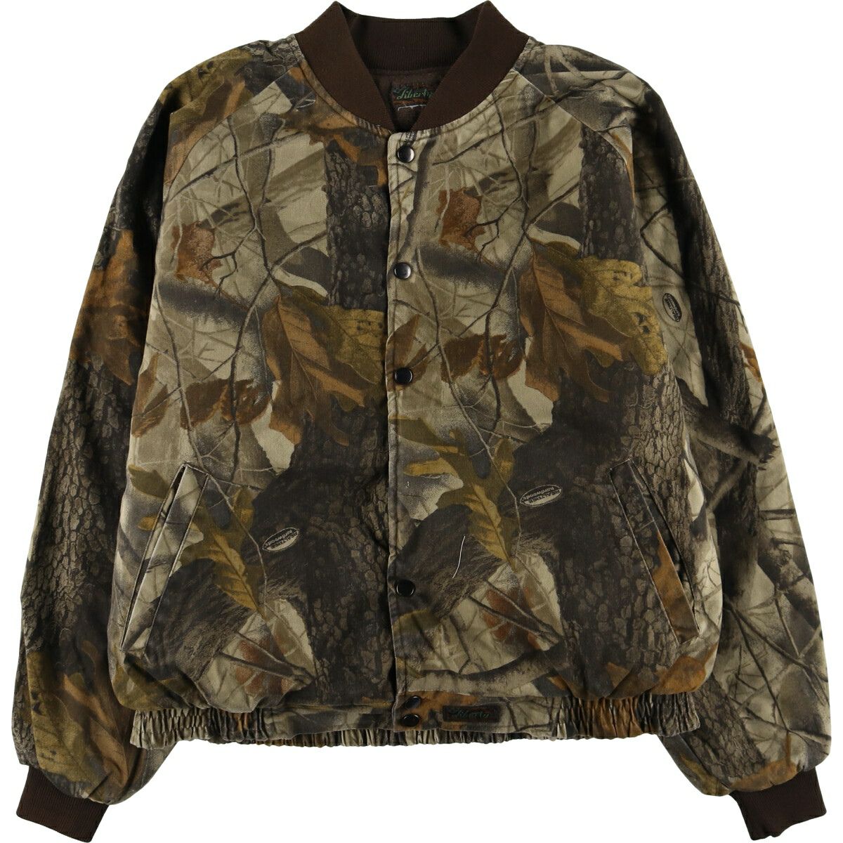 古着 90年代 リバティ LIBERTY 迷彩柄 リアルツリーカモ 中綿入り