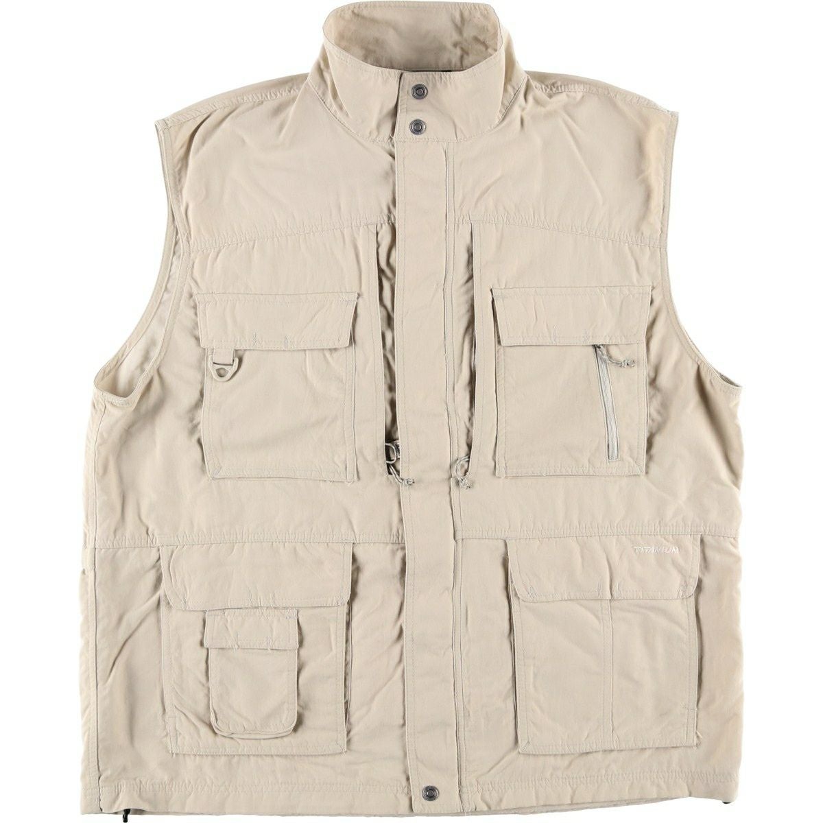 古着 コロンビア Columbia 総柄 フリースジャケット メンズXL相当
