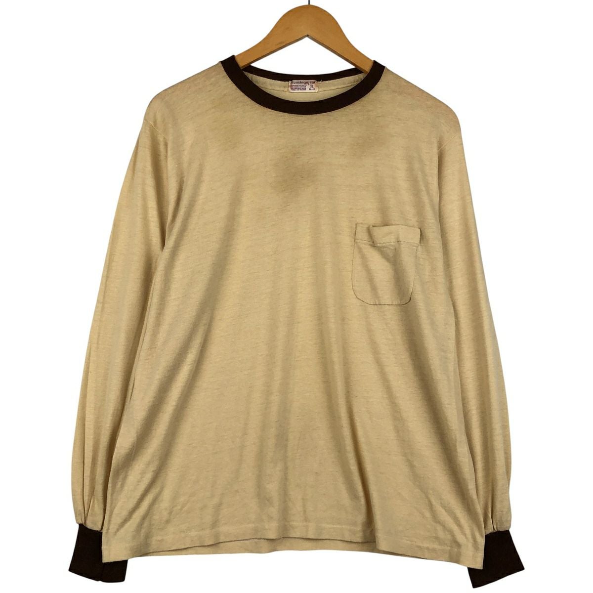 古着 90年代 グローバル GLOBAL ロングTシャツ ロンT メンズXXL相当