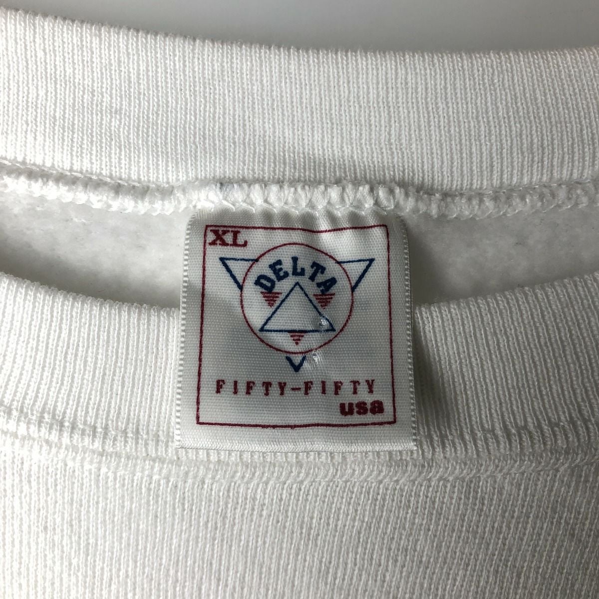 古着 90年代 デルタ DELTA FIFTY-FIFTY プリントスウェットシャツ