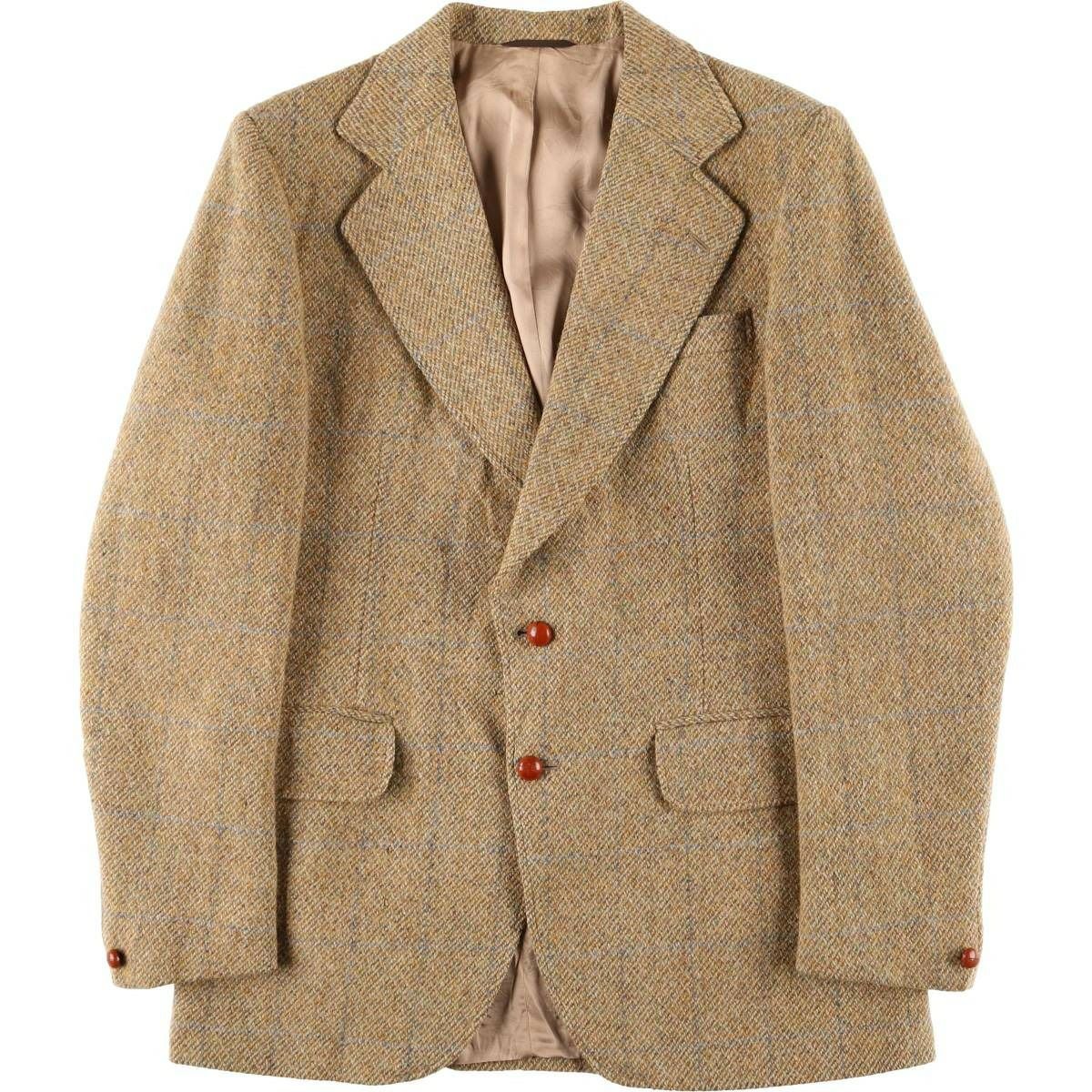 古着 60年代 Dunn&Co Harris Tweed ハリスツイード 千鳥格子柄 ウール