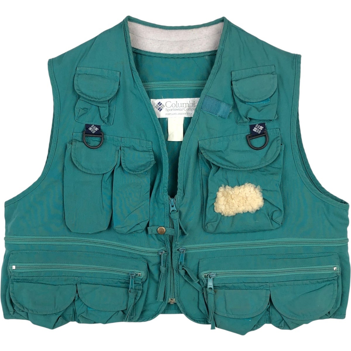 古着 90年代 コロンビア Columbia PFG 白タグ フィッシングベスト