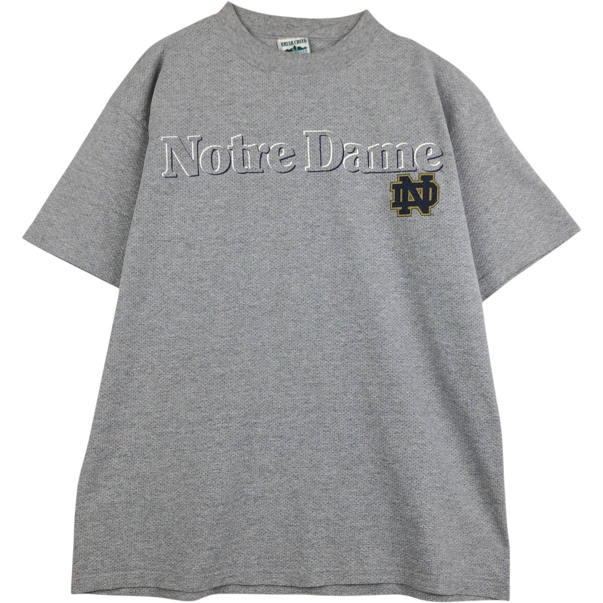 古着 90年代 BIKE NOTRE DAME ノートルダム大学 カレッジスウェット