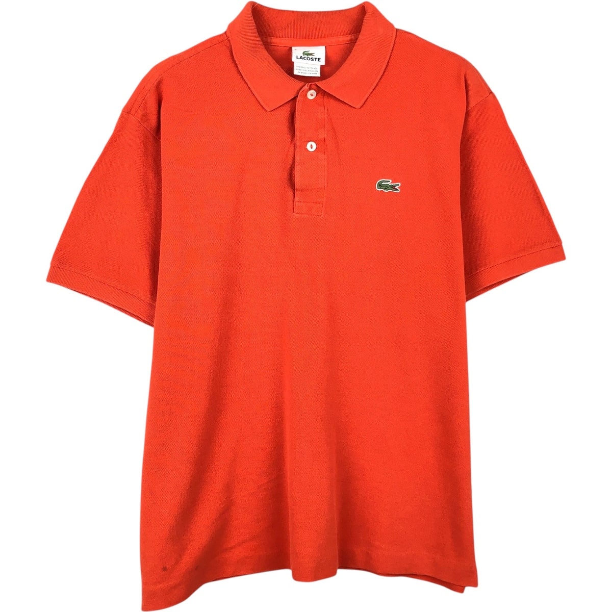 古着 ラコステ LACOSTE LIVE フランス企画 半袖 ポロシャツ メンズL