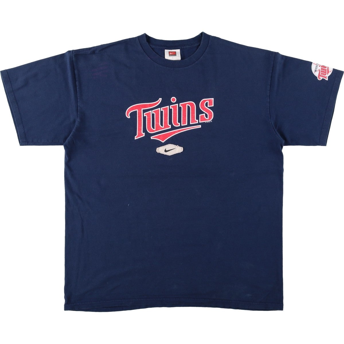 古着 00年代 ナイキ NIKE スポーツプリントTシャツ メンズM相当