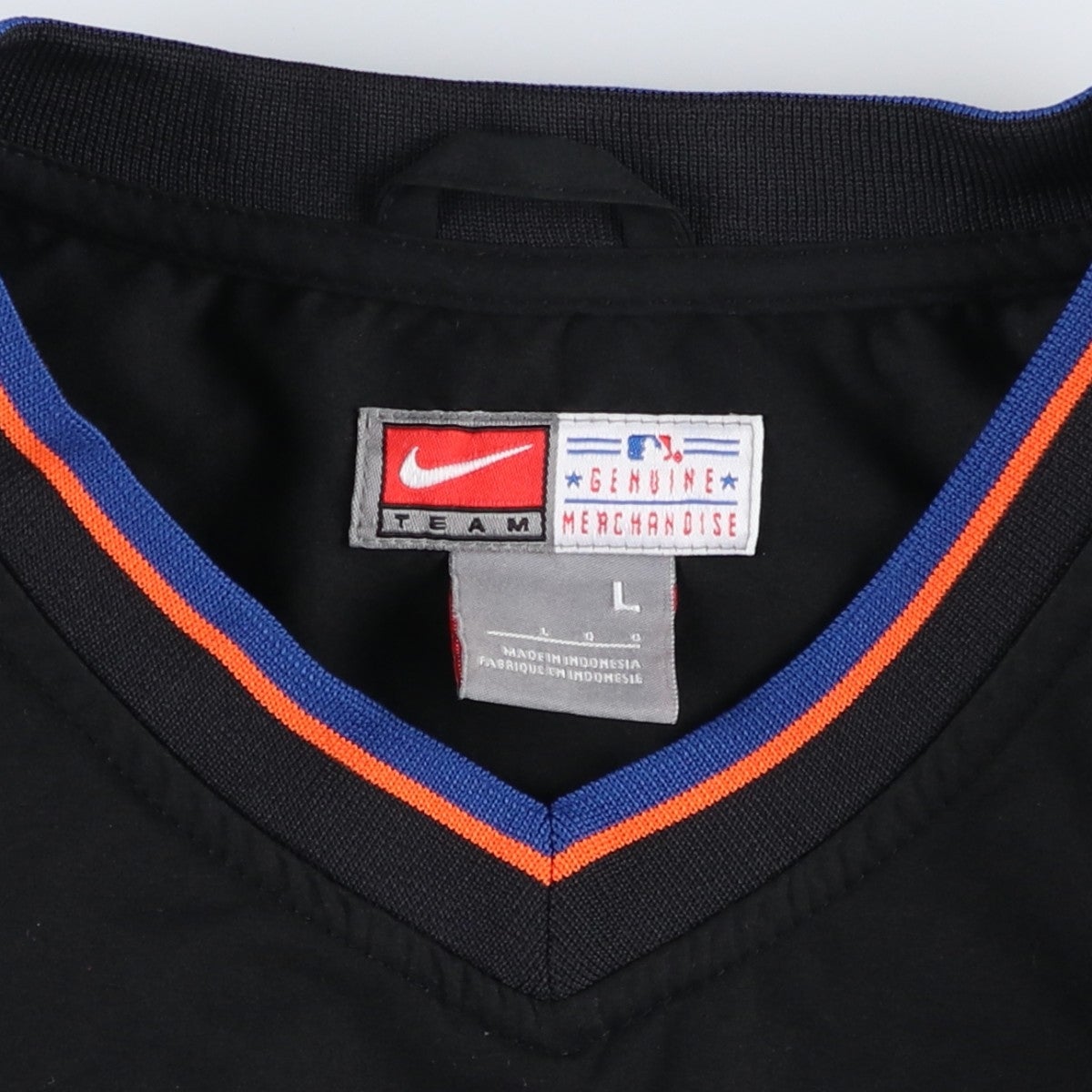 古着 00年代 ナイキ NIKE TEAM MLB NEW YORK METS ニューヨークメッツ Vネック ウォームアッププルオーバー L メンズL相当/eaa620474 古着 00年代 ナイキ NIKE TEAM MLB NEW YORK METS ニューヨークメッツ