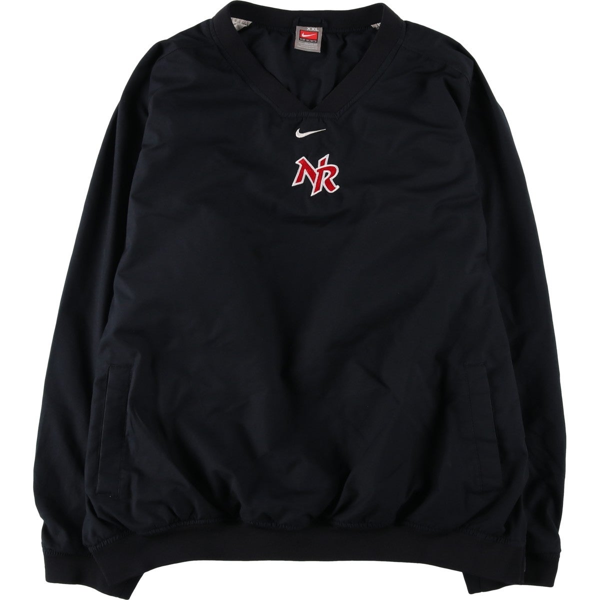 古着 90～00年代 ナイキ NIKE GOLF ゴルフ Vネック ウォームアッププル