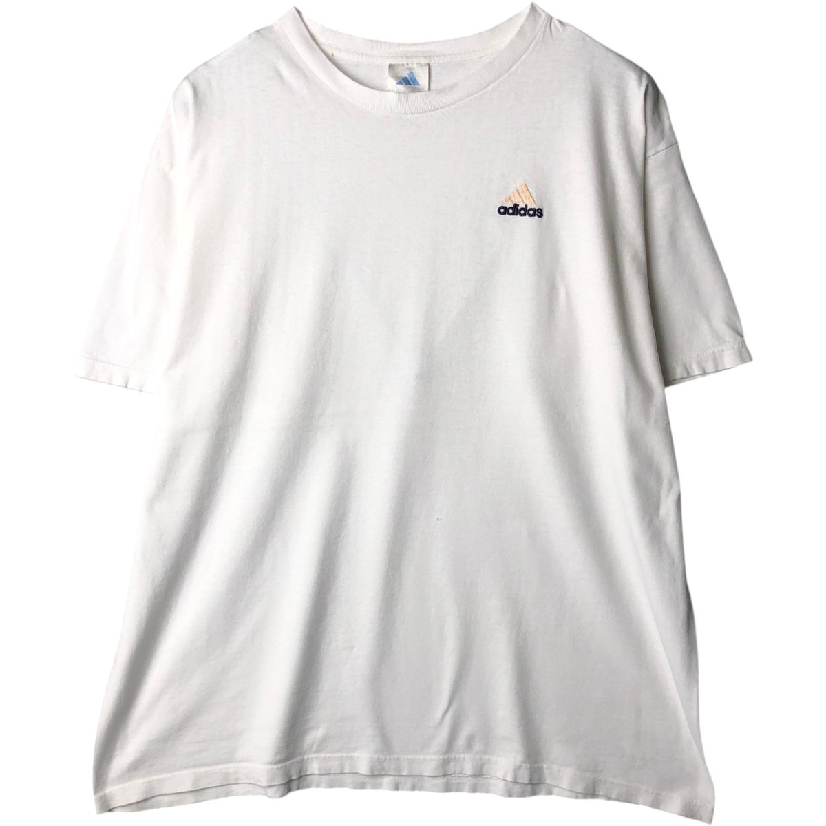 古着 90～00年代 アディダス adidas ロゴプリントTシャツ メンズL相当